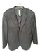 Navy Wool Solid 2 Button Men's Blazer Navy / Est M
