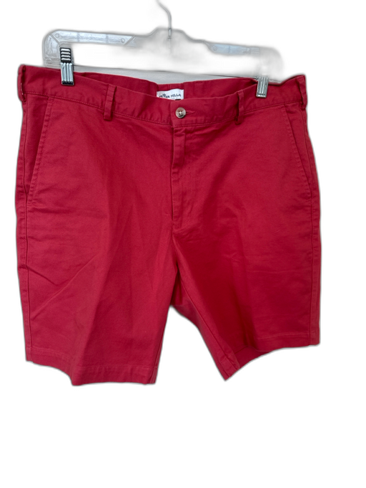 Peter Millar Size 34 Salmon Cotton Men's Shorts Salmon / 34