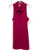 Alo Size L Hot pink Polyester Blend Sleeveless Collared V Neck Polo Dress Hot pink / L