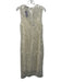 Wayf Size M Cream White Polyester Paillettes Fully Sequined Sleeveless Dress Cream White / M