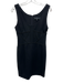 Robert Rodriguez Size 8 Black Rayon Blend Sleeveless Geo Pattern Knee Dress Black / 8