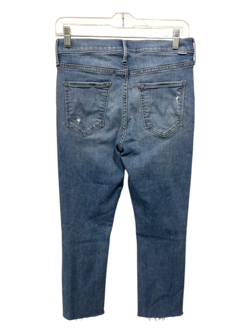 Mother Size 28 Light Wash Cotton Zip Fly Distressed Mid Rise Jeans Light Wash / 28