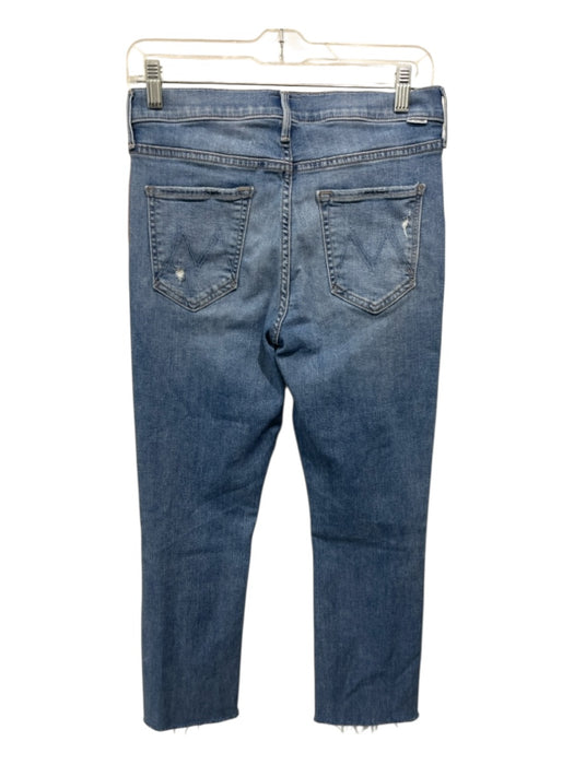 Mother Size 28 Light Wash Cotton Zip Fly Distressed Mid Rise Jeans Light Wash / 28