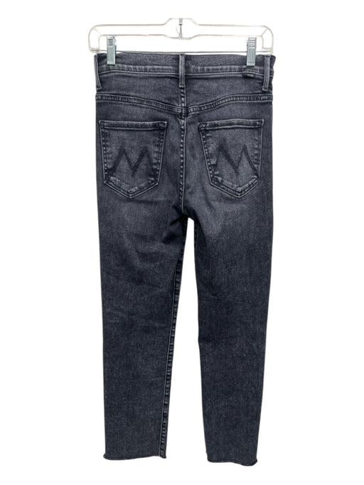 Mother Size 27 Black Cotton & Lyocell Zip Fly Jeans Black / 27
