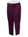 Anthropologie Size Medium Burgundy Viscose Blend Elastic Waist Drawstring Pants Burgundy / Medium