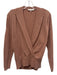 Frame Size S Dusty Pink Cashmere Long Sleeve Deep V neck Knit Sweater Dusty Pink / S