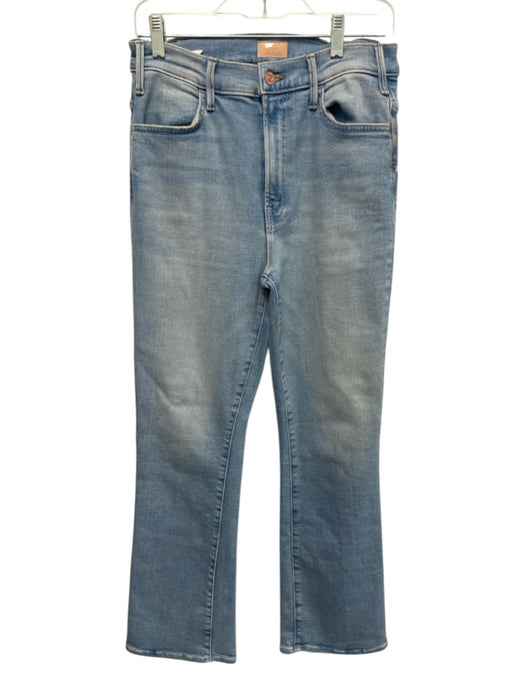 Mother Size 29 Light Wash Cotton & Polyester High Rise Zip Fly Jeans Light Wash / 29