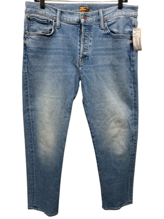 Mother Size 29 Light Wash Cotton Denim Mid Rise Button Fly Slim Ankle Jeans Light Wash / 29