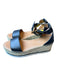See By Chloe Shoe Size 39 Black & Tan Leather Espadrille Platform Sandals Black & Tan / 39