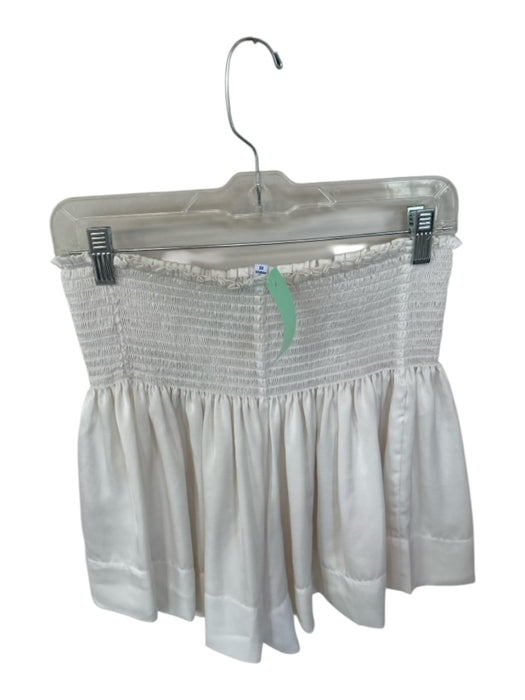 Koch Size M White Polyester Smocked Shorts White / M