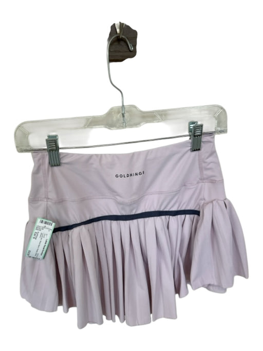 Goldhinge Size Est S Lavendar Waist Band Pleated Athletic Skort Lavendar / Est S