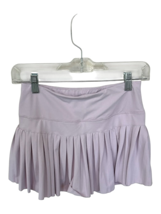 Goldhinge Size Est S Lavendar Waist Band Pleated Athletic Skort Lavendar / Est S