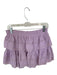 Loveshackfancy Size M Purple Cotton Waist Band Lace Mini Skirt Purple / M