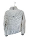 Lululemon Size 10 White & Gray Full Zip Puffer Athletic Jacket White & Gray / 10