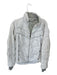 Lululemon Size 10 White & Gray Full Zip Puffer Athletic Jacket White & Gray / 10