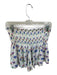 Koch Size S White & Multi Polyester Smocked Book Shorts White & Multi / S