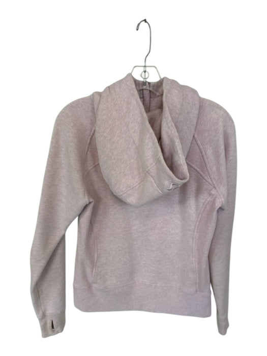 Lululemon Size 8 Blush Cotton Blend Hood Full ZIp Athletic Jacket Blush / 8