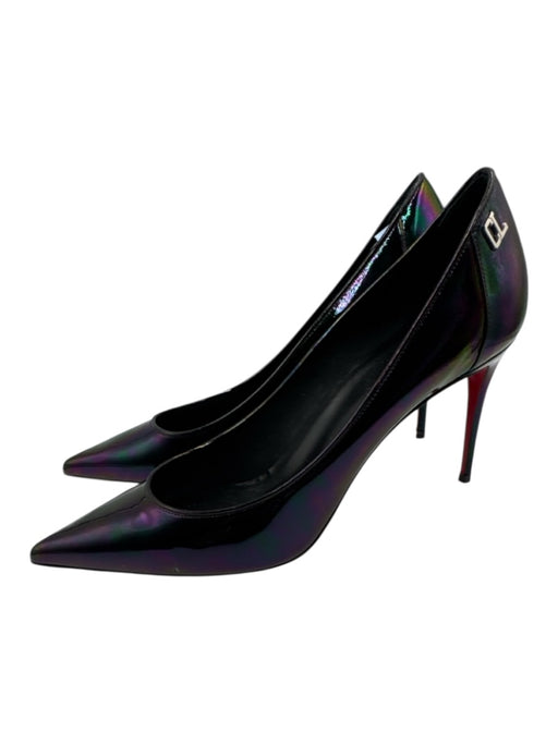 Christian Louboutin Shoe Size 41 Black Patent Leather Pointed Toe Stiletto Pumps Black / 41
