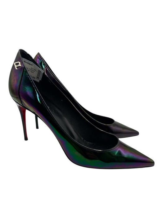 Christian Louboutin Shoe Size 41 Black Patent Leather Pointed Toe Stiletto Pumps Black / 41
