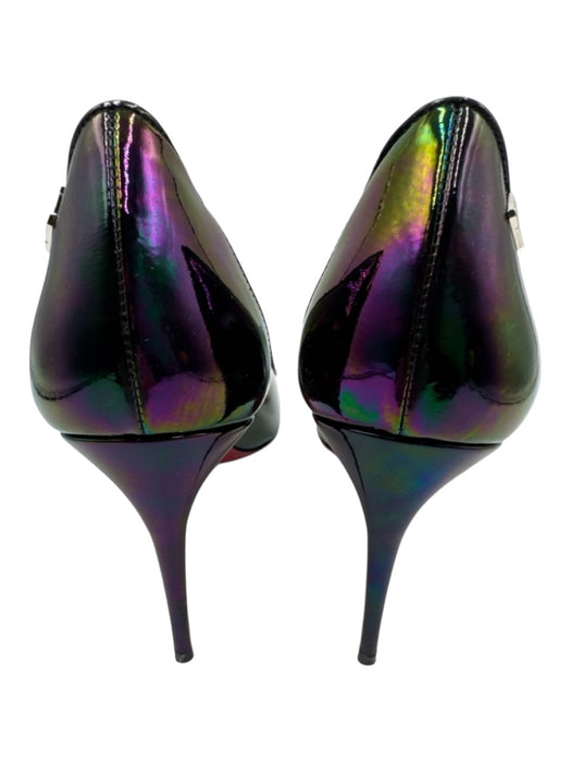 Christian Louboutin Shoe Size 41 Black Patent Leather Pointed Toe Stiletto Pumps Black / 41