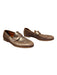 Jimmy Choo Shoe Size 41 Brown Leather Metallic finish Almond Toe Loafer Shoes Brown / 41
