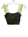 FP Movement Size XS Green & Multi Polyester Sleeveless Cutout Athletic Top Green & Multi / XS