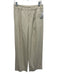 Madewell Size 0 Beige Lyocell & Cotton High Rise Pleated Wide Leg Chino Pants Beige / 0
