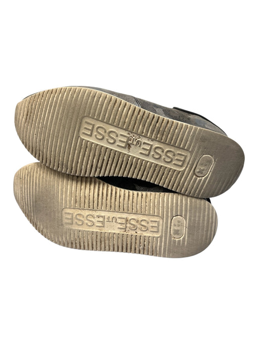 Esse Ut Esse Shoe Size 37 Gray & Silver Leather Suede Camoflage Almond Toe Shoes Gray & Silver / 37