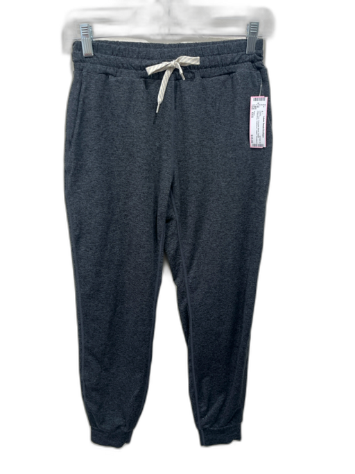 Vuori Size XXS Dark Gray Polyester Blend Elastic Drawstring Heathered Pants Dark Gray / XXS