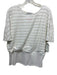 Elliott Lauren Size S White Rayon Blend Perforated Flutter Cap Sleeve Top White / S