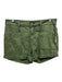 Paige Size 27 Green Cotton Blend Denim Frayed Detail Button & Zip Fly Shorts Green / 27