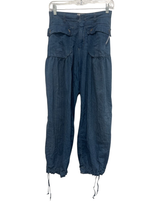 We The Free Size 24 Medium dark wash Cotton Blend Denim Whiskering Jeans Medium dark wash / 24