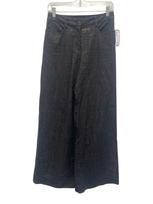 Nicole Miller Collection Size Est M Dark Wash & Gold No Fabric Tag Denim Jeans Dark Wash & Gold / Est M