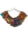 Nicole Miller La Plage Size S Red & Multi Nylon Blend Floral Paisley Swimsuit Red & Multi / S