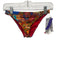 Nicole Miller La Plage Size S Red & Multi Nylon Blend Floral Paisley Swimsuit Red & Multi / S