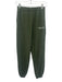Happy Camp3r Size XS Green & White Cotton Blend Waffle Knit Zip Front Pant Set Green & White / XS
