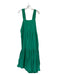 Mirth Size XL Green Cotton Sleeveless Tassels Maxi Dress Green / XL