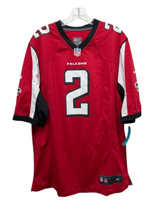 Nike Size L Red Synthetic jERSEY Athleisure Men's Short Sleeve L