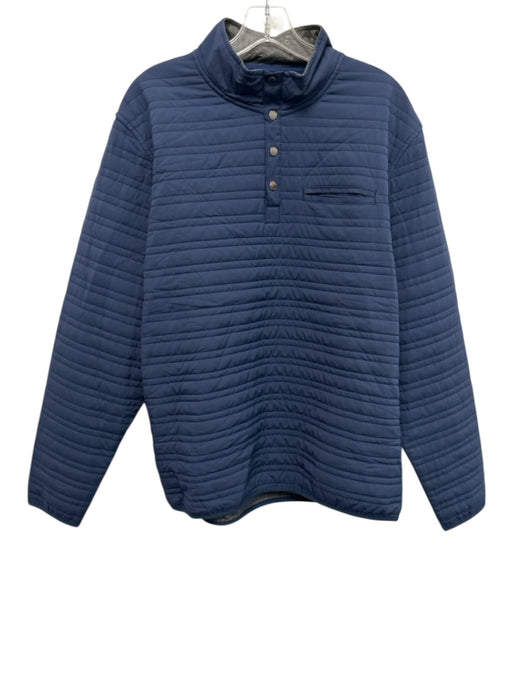 Onward Reserve Size XL Blue Synthetic Quilted Quarter Button Men's Jacket Blue / XL