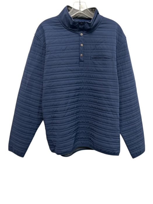 Onward Reserve Size XL Blue Synthetic Quilted Quarter Button Men's Jacket Blue / XL