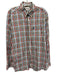Barbour Size L Red, White & Blue Cotton Plaid Button Up Men's Long Sleeve Shirt Red, White & Blue / L