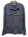 Barbour Size L Blue Cotton Solid Button Up Weighted Men's Long Sleeve Shirt Blue / L