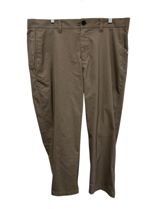 Lululemon Size 38 Brown Cotton Blend Solid Khaki Athleisure Men's Pants Brown / 38