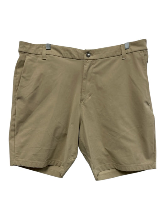 Lululemon Size 38 Beige Synthetic Solid Athletic Khakis Men's Shorts Beige / 38