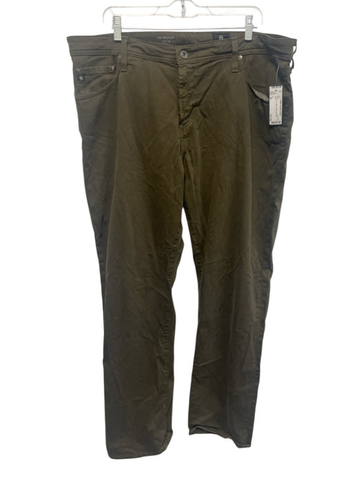 AG Size 40 Green Cotton Solid Men's Pants Green / 40