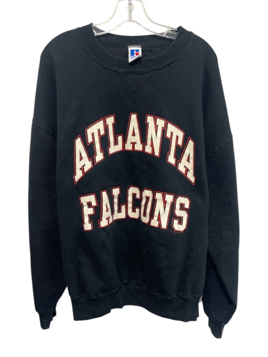 Russell Athletic Size XXL Black, Red & White Cotton Blend Graphic Long Sleeve Black, Red & White / XXL