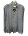 Peter Millar Size L Blue & Multi Cotton Plaid Button Down Long Sleeve Shirt Blue & Multi / L