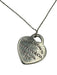 Tiffany & Co. Silver Sterling Silver 925 Heart Dainty Pendant Necklace Silver