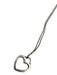 Tiffany & Co. Silver Sterling Silver Dainty Chain Heart Necklace Silver