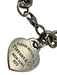 Tiffany & Co. Silver Sterling Silver 925 Heart Chain Bracelet Silver